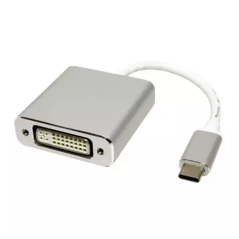 Vaizdo kabelio adapteris ROLINE 12.03.3205 USB Type-C į DVI-D 0,1 m