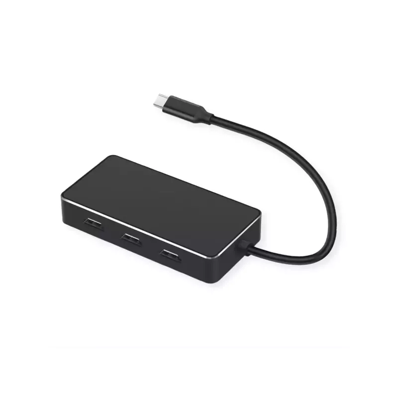 VAIZDO KABELIO ADAPTERIS VALUE 12.99.1031 0.19 m USB Type-C 3 x HDMI Juoda