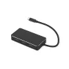Vaizdo kabelio adapteris VALUE 12.99.1032 0,19 m USB Type-C 3 × DisplayPort juodas