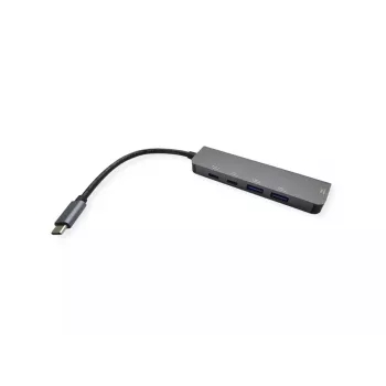 VALUE 12.99.1137 Laptop Dock, laidinis USB 3.2 Gen 1 Type-C, juodai pilkas