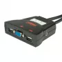 KVM jungiklis ROLINE Star 1 naudotojas 2 kompiuteriai Audio USB