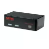 KVM jungiklis ROLINE 1 naudotojas 2 kompiuteriai DisplayPort su USB šakotuvu