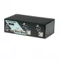 KVM jungiklis ROLINE 1 naudotojas 2 kompiuteriai DisplayPort su USB šakotuvu