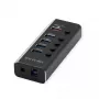 ROLINE USB Hub 3.2 Gen 1 14.02.5058 Juodas 5120 Mbit/s