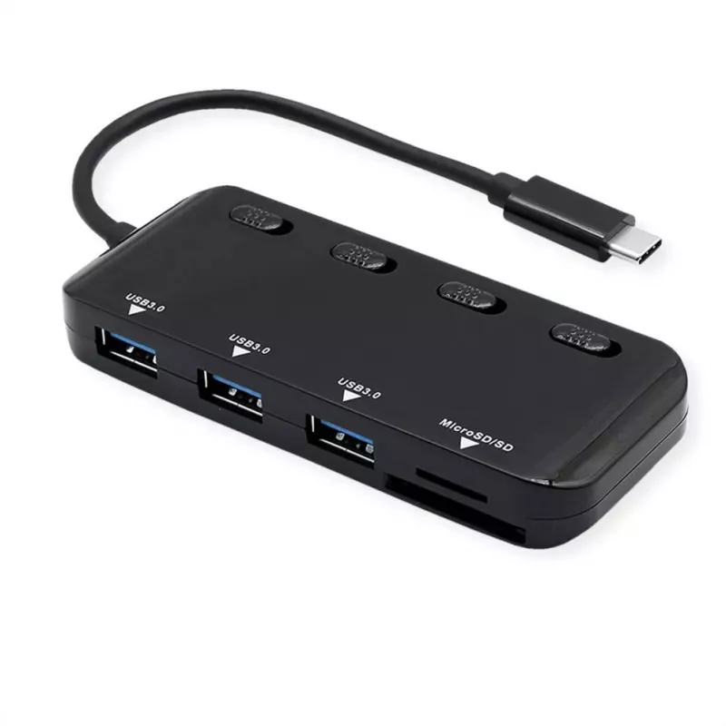 ROLINE 14.02.5059 USB 3.2 Gen 1 Type-C juodas nešiojamojo kompiuterio dokas