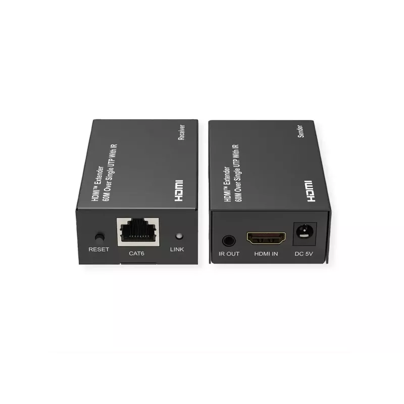 VALUE 14.99.3569 AV ilgintuvas (siųstuvas ir imtuvas) – HDMI per Cat6, iki 1920×1200, 5V/1A