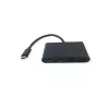 USB-C sąsajos centras VALUE 14.99.5041 — USB 3.2 Gen 1 Type-C/Type-A, 1000 Mbit/s, aliuminis, juodas, 76×46×12.2 mm