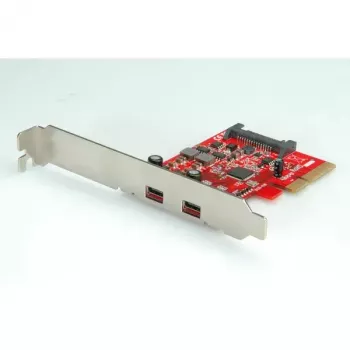 PCI-Express x4 adapteris ROLINE 2x USB 3.1 Type-C prievadai