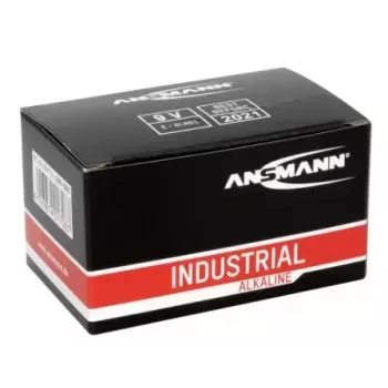 Vienkartinė baterija Ansmann 1505-0001 9V šarminė 10 vnt. dėžutėje