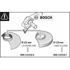 Dulkių ištraukimo gaubtas Bosch GDE 125 EA-T Professional