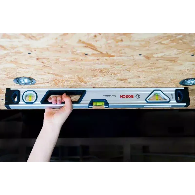 Bosch 1 600 A01 6BP gulsčiukas 0.6 m, nerūdijantis plienas, juoda, mėlyna