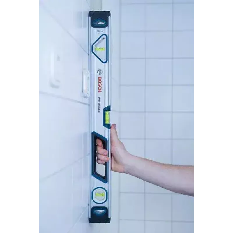 Bosch 1 600 A01 6BP gulsčiukas 0.6 m, nerūdijantis plienas, juoda, mėlyna
