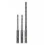 Gręžtų rinkinys Bosch 1 617 000 118 3 vnt SDS Plus 5,0 mm 6,0 mm 8,0 mm