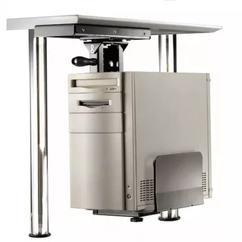 Laikiklis CPU po stalu ROLINE PC Holder su sukimo funkcija juodas