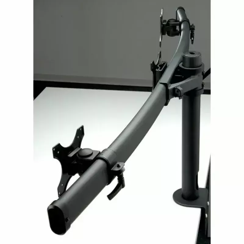 VALUE Triple LCD Arm Desk Clamp juodas – trijų monitorių laikiklis su spaustuvu
