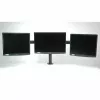 VALUE Triple LCD Arm Desk Clamp juodas – trijų monitorių laikiklis su spaustuvu