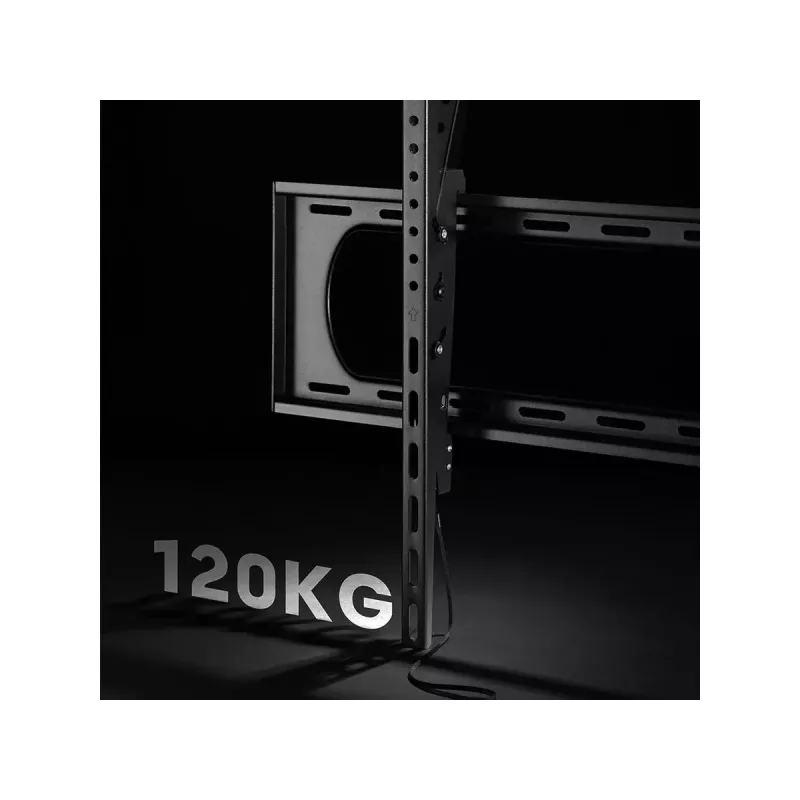 VALUE 17.99.1225 itin plokščias sieninis TV kronšteinas su pasvirimu, 60–120 colių, daugiausiai 120 kg