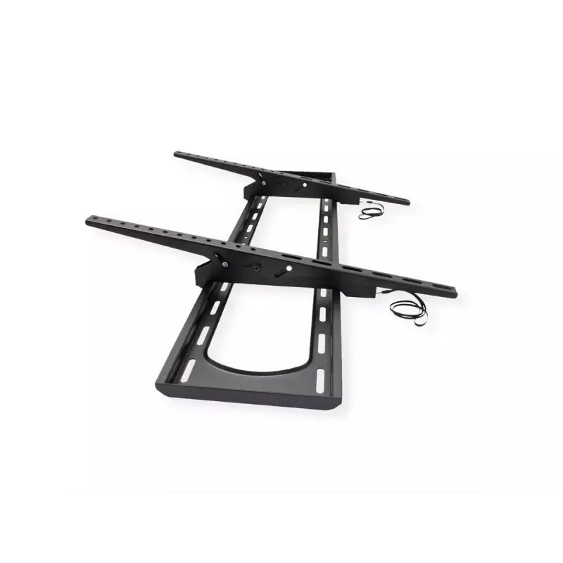 VALUE 17.99.1225 itin plokščias sieninis TV kronšteinas su pasvirimu, 60–120 colių, daugiausiai 120 kg