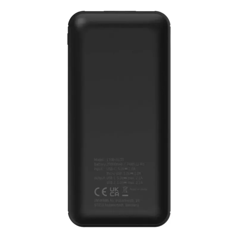 Nešiojama baterija Ansmann PB212 20000 mAh