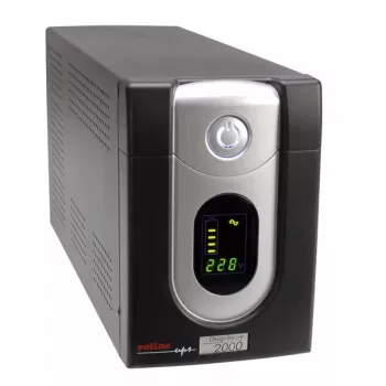 UPS ROLINE DesignSecure 1200 1,2 kVA / 720 W, linijinis-interaktyvus, 6x C13, AVR, USB
