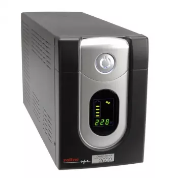 UPS ROLINE DesignSecure 2000 2kVA / 1200W, linijinis interaktyvus, 6×C13, AVR, USB