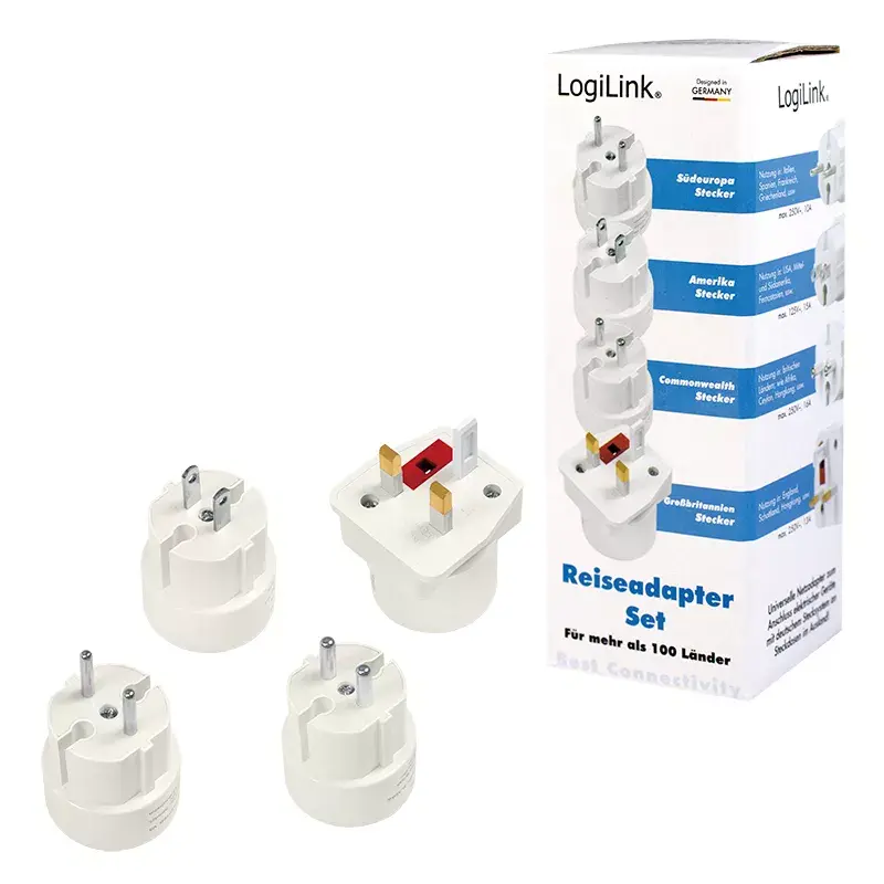 Maitinimo kištuko adapteris LogiLink PA0186 Baltas