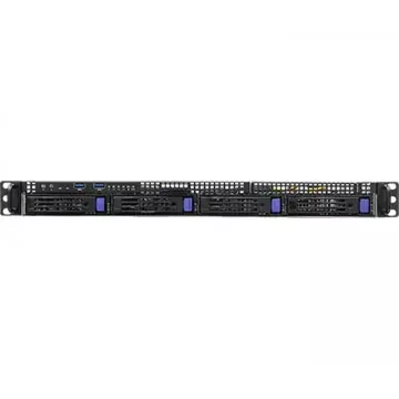 ASRock 1U4LW-B650/2L2T serverinis korpusas 1U stelažui, juodas