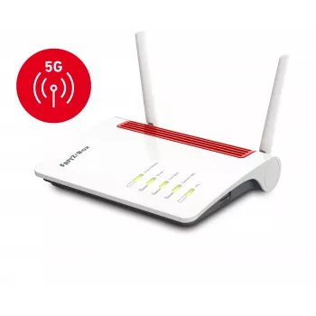 FRITZ!Box 6850 5G belaidis maršrutizatorius Gigabit Ethernet dviejų juostų (2,4 GHz / 5 GHz) baltas