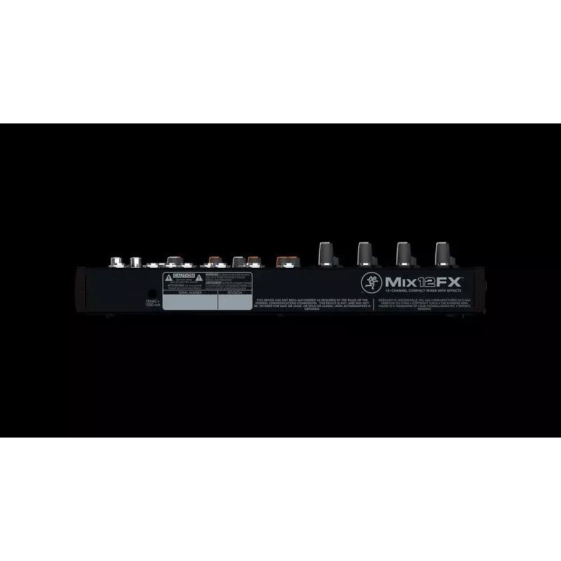 Mackie Mix12FX 12 kanalų 20–30000 Hz juodas analoginis garso maišytuvas