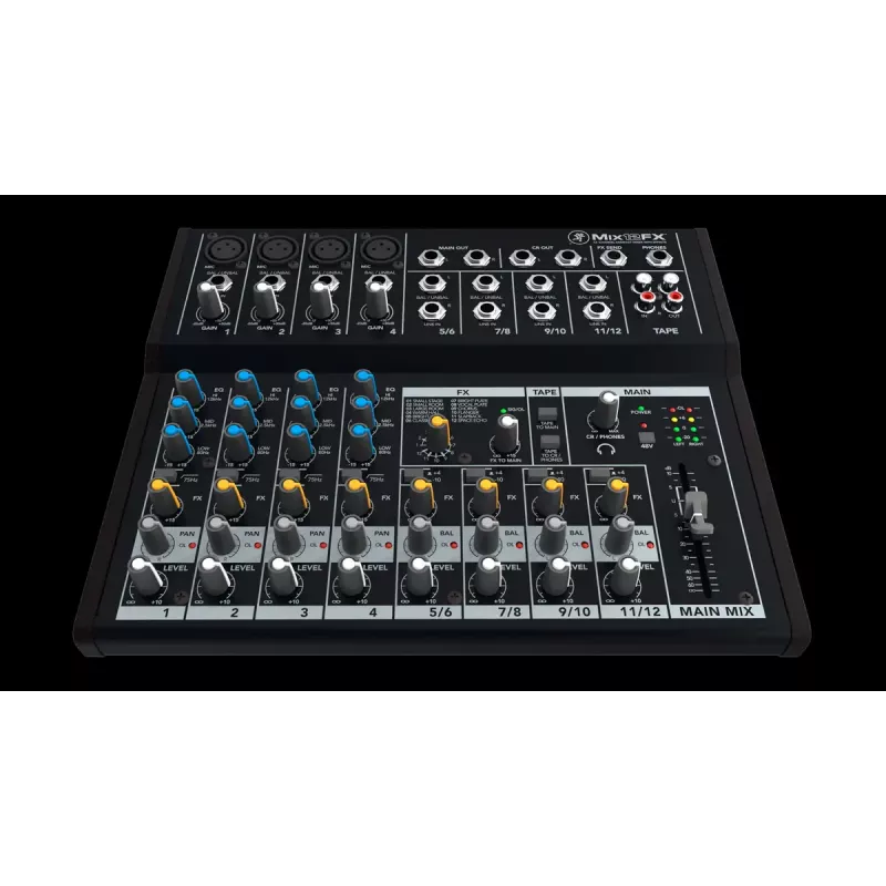 Mackie Mix12FX 12 kanalų 20–30000 Hz juodas analoginis garso maišytuvas