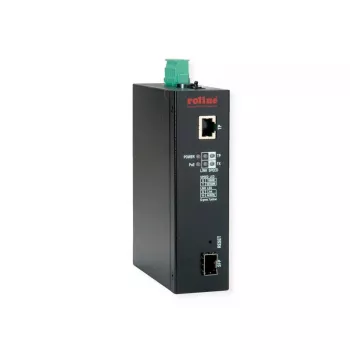 Tinklo medijos keitiklis ROLINE 21.13.1135 1000 Mbit/s Daugiamodis Juodas