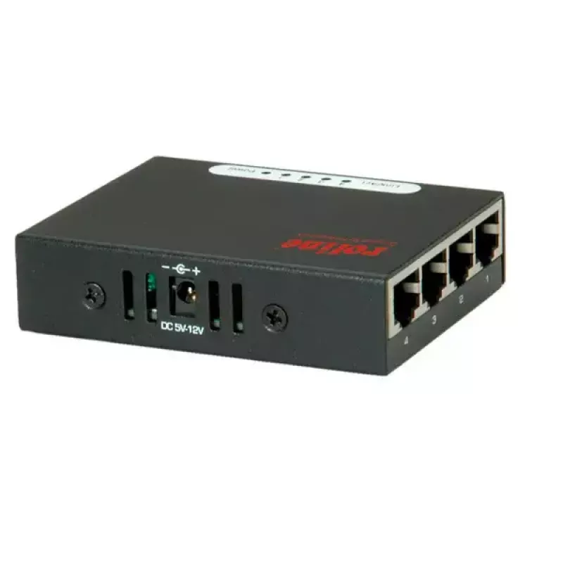 Gigabit Ethernet Switch ROLINE Pocket 4 Portai