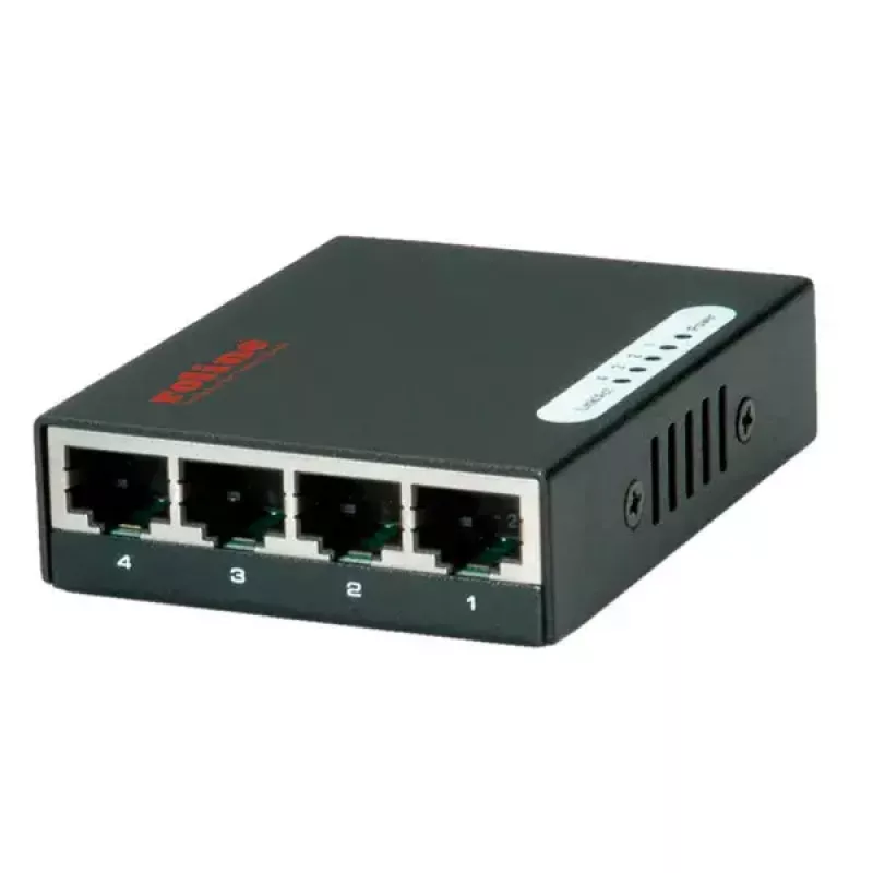 Gigabit Ethernet Switch ROLINE Pocket 4 Portai