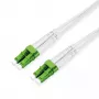 ROLINE InfiniBand/šviesolaidinis kabelis 15 m 2x LC OS2 Baltas