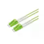 ROLINE InfiniBand / šviesolaidinis kabelis 1 m 2x LC Žalia OM5 50 µm
