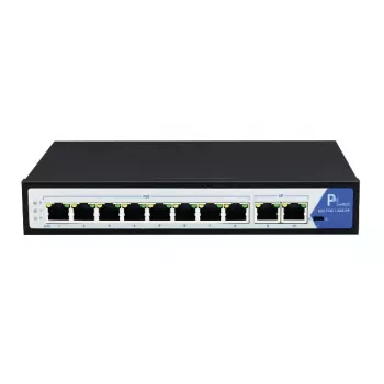 VALUE 21.99.1195 Gigabit Ethernet PoE tinklo jungiklis, juodas