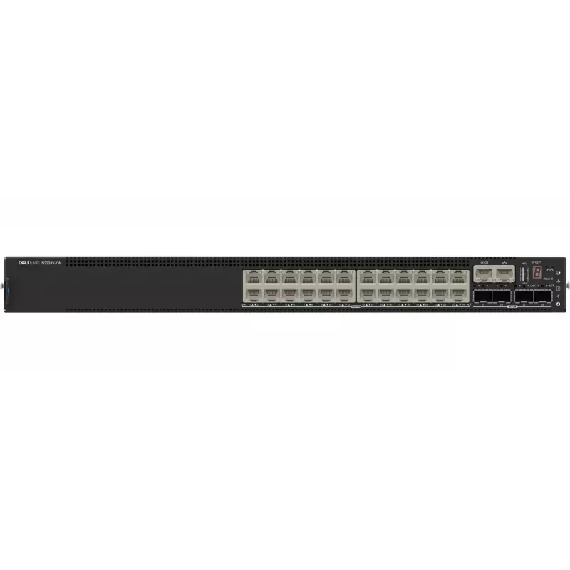 DELL N2224X-ON valdomas L3 2.5G Ethernet (100/1000/2500) 1U juodas