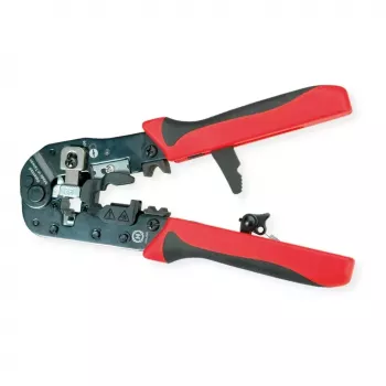 Kabelių užspaudimo įrankis VALUE 25.99.8794, juodas/raudonas, 190 mm, 347 g