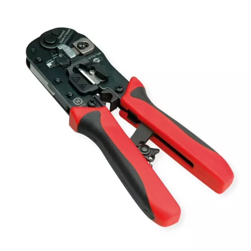 Kabelių užspaudimo įrankis VALUE 25.99.8794, juodas/raudonas, 190 mm, 347 g