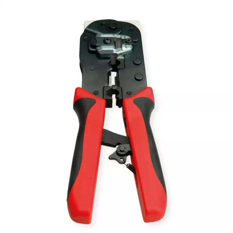 Kabelių užspaudimo įrankis VALUE 25.99.8794, juodas/raudonas, 190 mm, 347 g