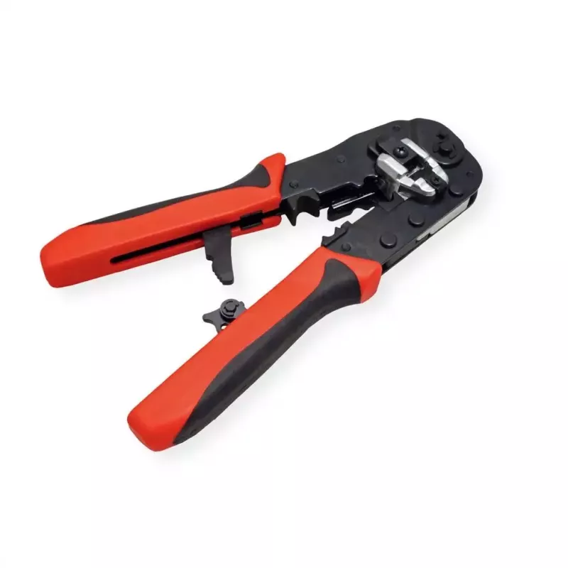 Kabelių užspaudimo įrankis VALUE 25.99.8794, juodas/raudonas, 190 mm, 347 g