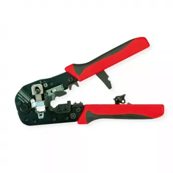 Kabelių užspaudimo įrankis VALUE 25.99.8794, juodas/raudonas, 190 mm, 347 g