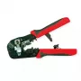 Kabelių užspaudimo įrankis VALUE 25.99.8794, juodas/raudonas, 190 mm, 347 g