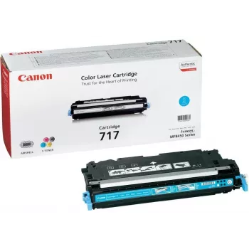 Originalus Canon 717 tonerio kasetė, žalsvai mėlyna (Cyan), 1 vnt.