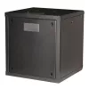 Sieninis stovas ROLINE Pro 12U 19 colių, 600x600 mm, juodas, IP20, spynelė su raktu