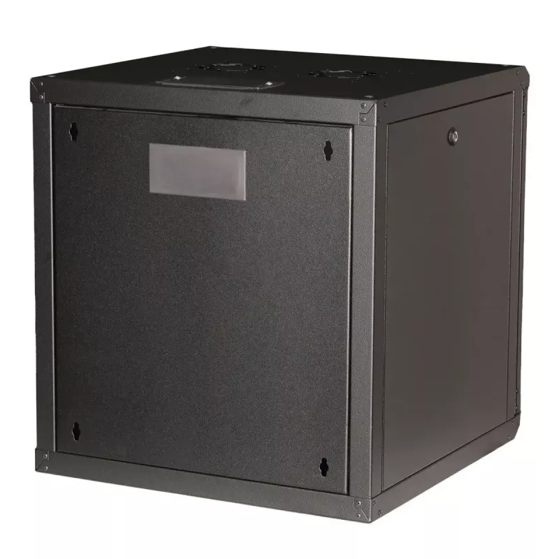 Sieninis stovas ROLINE Pro 12U 19 colių, 600x600 mm, juodas, IP20, spynelė su raktu