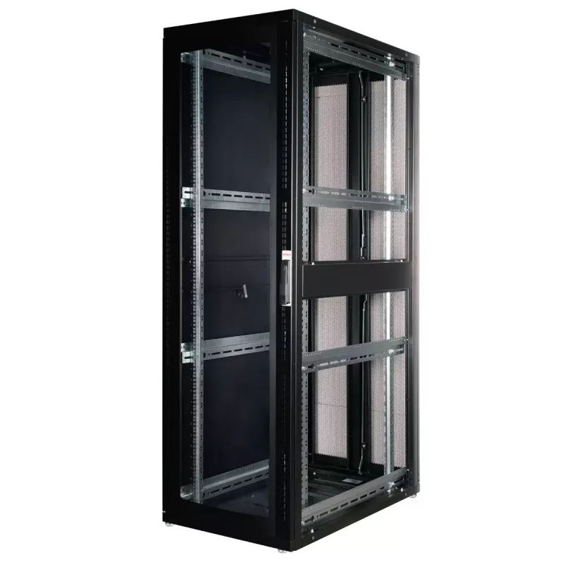 Laisvai pastatomas stovas ROLINE 19 colių serverio stovas Pro 42U 600x1000 juodas