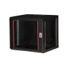 ROLINE 19 colių sieninis stovas Pro 9U, 450x600 WxD, juodas, su raktu, IP20