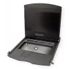 Rack konsolė VALUE 26.99.0132 — 19 colių (48,3 cm) 1366×768 LCD, 1U, Šveicariška klaviatūra, juoda