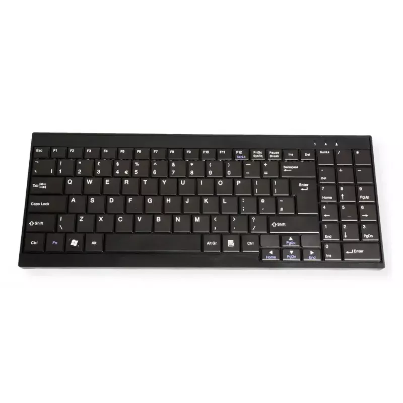Rack konsolė VALUE 26.99.0132 — 19 colių (48,3 cm) 1366×768 LCD, 1U, Šveicariška klaviatūra, juoda